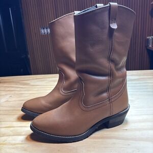 Mason Western Brown Western Men's Boots Sz 10 D 607628 Excellent Cond.